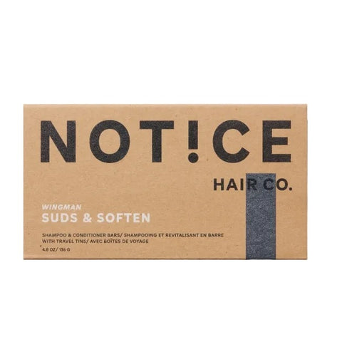 Notice Hair Co. Suds & Soften Travel Set