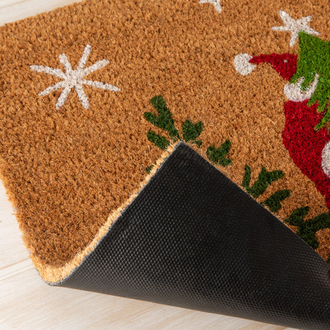 Now Designs by Danica Santa's Reindeer Christmas Doormat