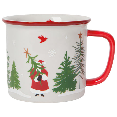 Now Designs by Danica Santa's Reindeer Christmas Heritage Mug