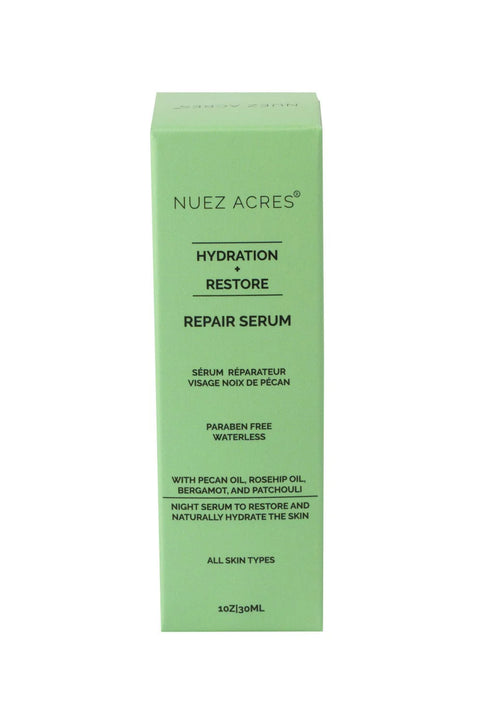 Nuez Acres® Night Serum Hydrate & Repair with Pecan & Rosehip Oils
