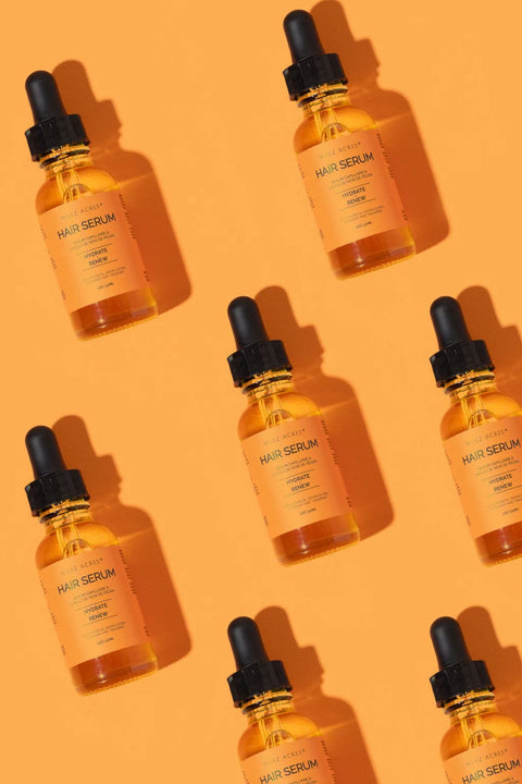 Nuez Acres Hair Serum Nourish & Strengthen with Pecan & Rosemary Oils - Yeswellness.com