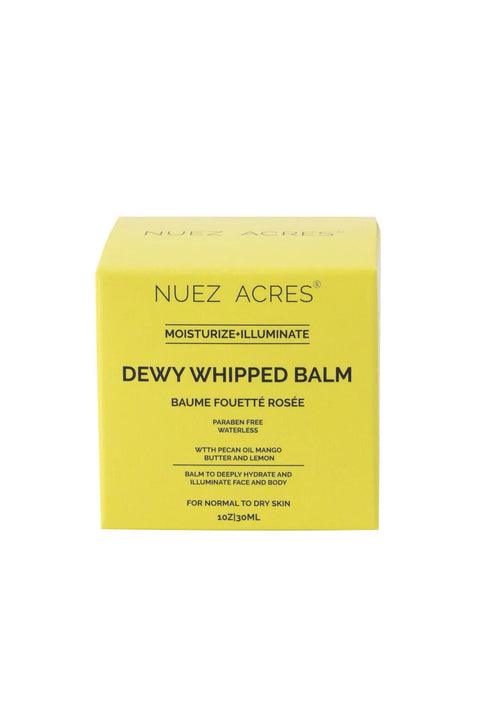 Nuez Acres Moisturizing Dewy Skin Balm Hydration with Pecan Oil & Lemon 30mL