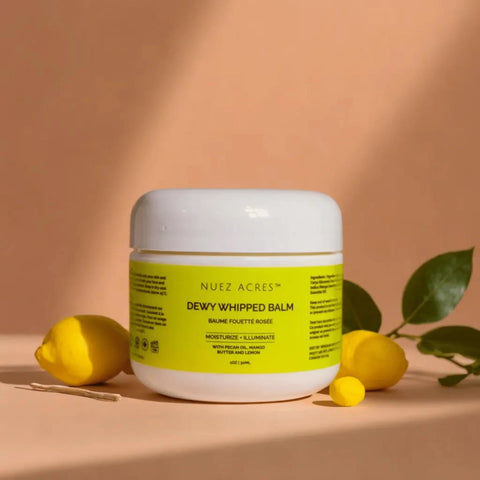 Nuez Acres Moisturizing Dewy Skin Balm Hydration with Pecan Oil & Lemon 30mL