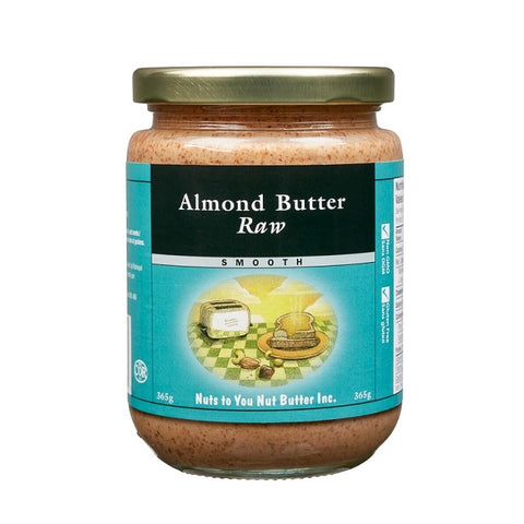 Nuts To You Almond Butter Raw Smooth 365g
