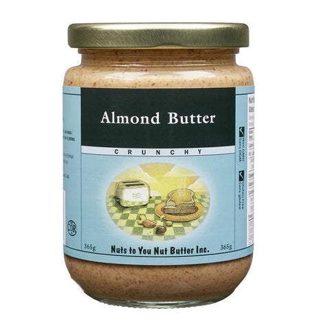 Expires December 2025 Clearance Nuts to You Crunchy Almond Butter 365g