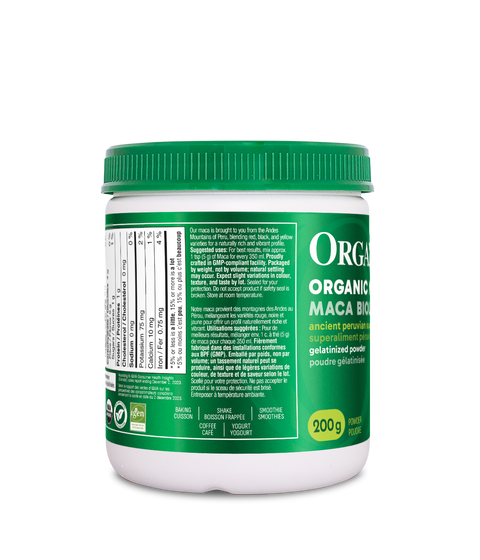 Organika Organic Maca Powder Gelatinized Powder