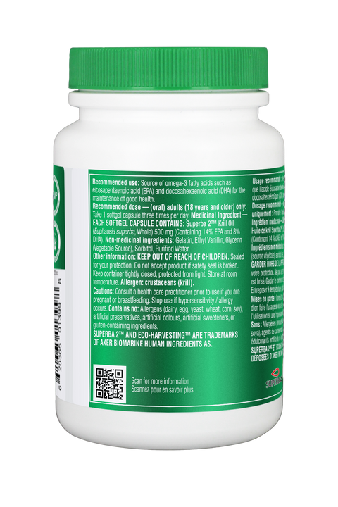 Organika Krill Oil 90 Softgel Caps