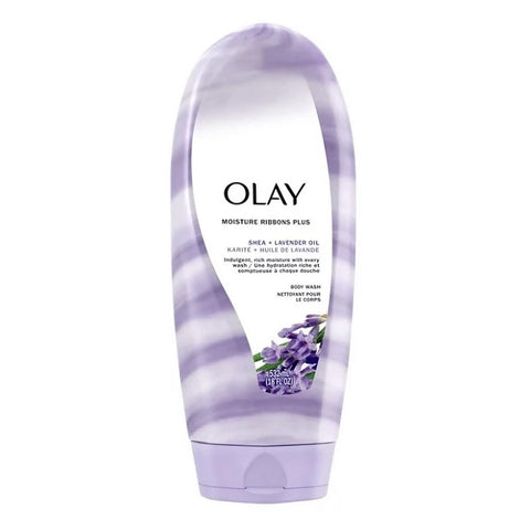 Olay Moisture Ribbons Plus Body Wash 532mL - Shea + Lavender Oil