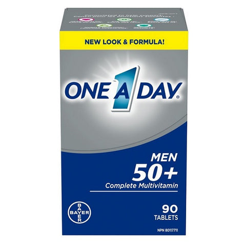 One A Day Men 50+ Complete Multivitamins 90 Tablets