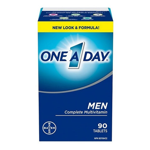 One A Day Men's Complete Multivitamins 90 Tablets - YesWellness.com