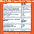 One A Day Multivitamins Women's - Supplement Facts