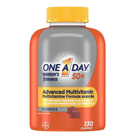 Expires June 2026 Clearance One A Day Women 50+ Advanced Multivitamin 130 Gummies