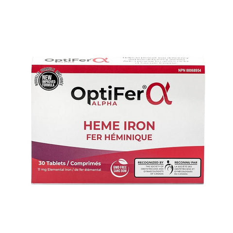 Optifer Alpha Heme Iron 30 Tablets