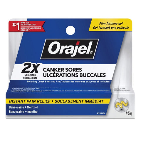 Orajel Ultra Canker Sore 2X Medicated Gel 9.5g