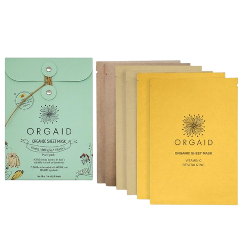 Orgaid Sitka Naturals Sheet Mask Variety Pack - 6 Pack