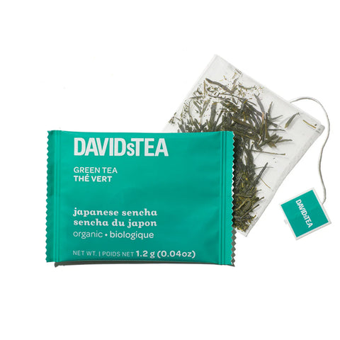 DAVIDsTEA Japanese Sencha Green Tea 12 Sachets