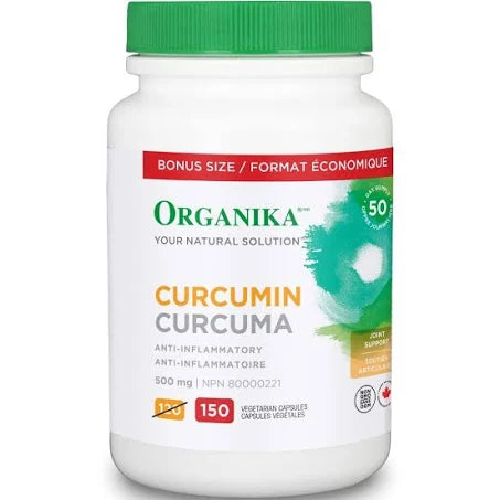 Organika Curcumin 500mg Anti-Inflammatory 150 capsules