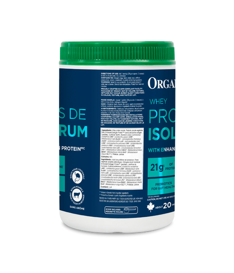 Organika Collagen Whey Protein Isolated Unflavoured 580g