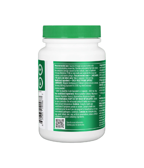 Organika Cordyceps 120 Capsules