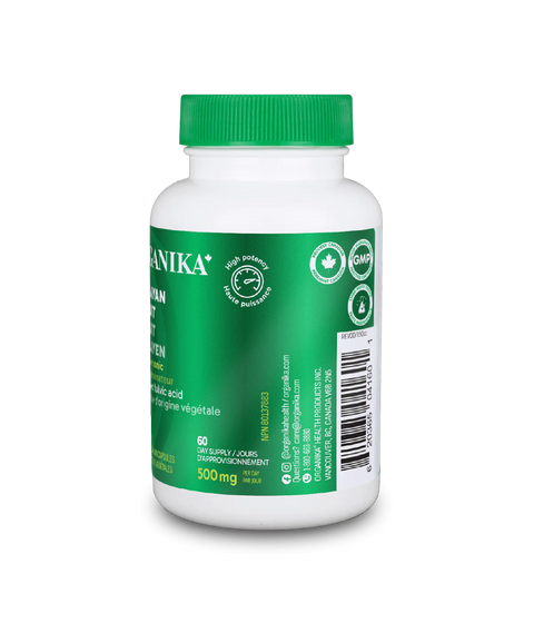 Organika Himalayan Shilajit 500mg 60 Vegetarian Capsules