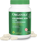 Organika Hyaluronic Acid 120mg + Vitamin C - Collagen Formation 90 Vegetarian Capsules