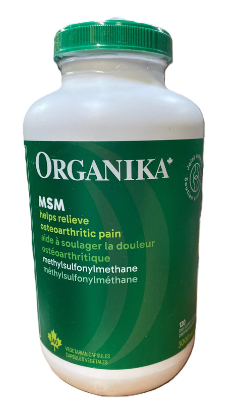 Expires April 2026 Clearance Organika MSM Methylsulfonylmethane 1000mg 360 Capsules