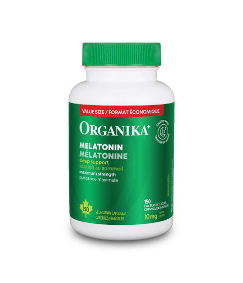 Organika Melatonin 10mg 150 Vegetarian Capsules