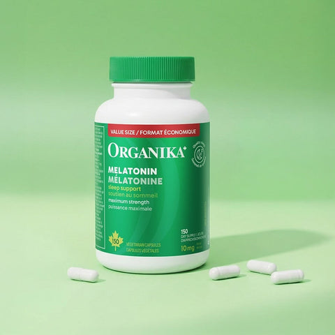 Organika Melatonin 10mg 150 Vegetarian Capsules
