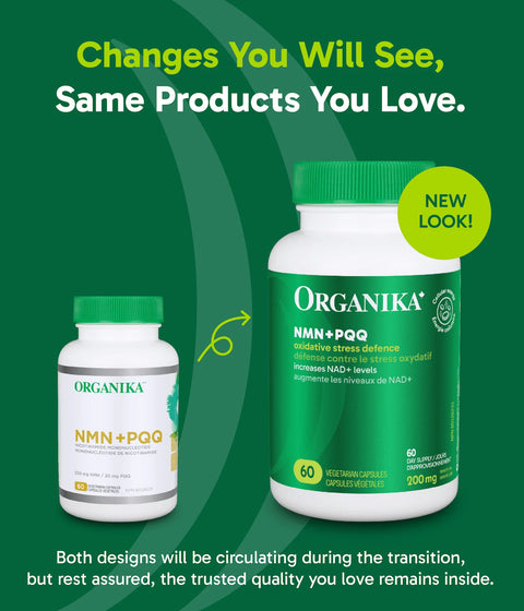 Organika NMN + PQQ 60 Capsules