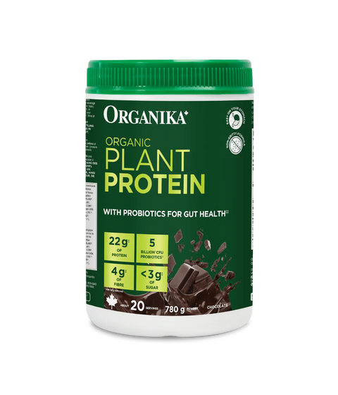Organika Organic Plant Protein Powder with Probiotics Chocolate 780g
