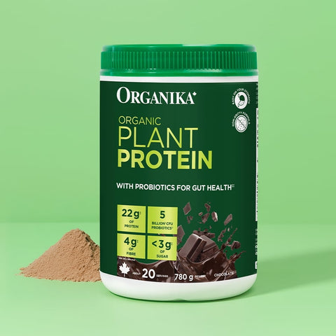 Organika Organic Plant Protein Powder with Probiotics Chocolate 780g