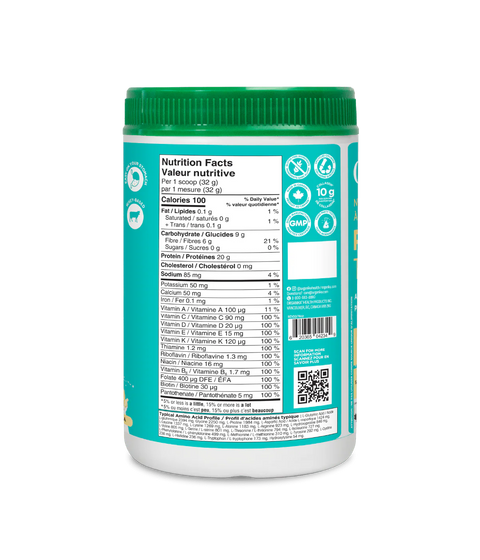 Organika Whey-Based Daily Nutrition All-In-One Protein - Vanilla 640g