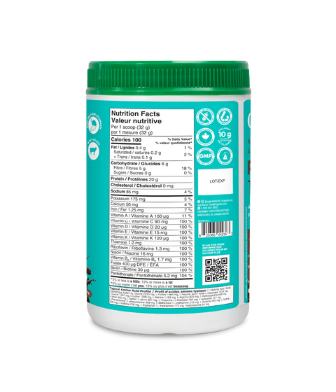 Organika Whey-Based Daily Nutrition All-In-One​ Protein - Chocolate 640g