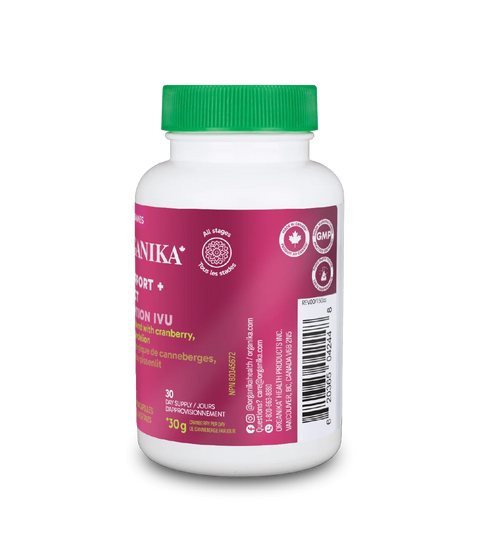 Organika Women Basic UTI Support + Protect 30g 60 Vegetarian Capsules