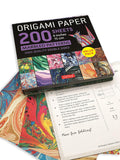Origami Paper 200 sheets Marbled Patterns