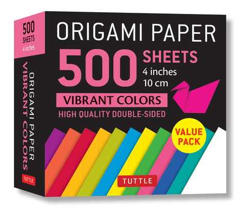 Origami Paper 500 sheets Vibrant Colors