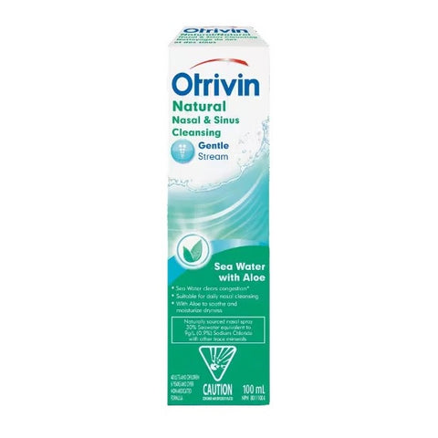 Otrivin Natural Nasal & Sinus Cleansing Sea Water with Aloe 100mL
