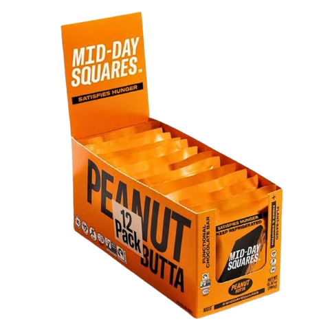 Expires January 2026 Clearance Mid-Day Squares Peanut Butta 12 x 33g
