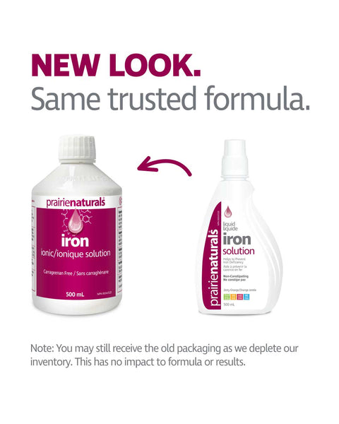 Prairie Naturals Ionic Iron Solution 500mL