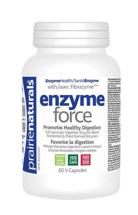 Prairie Naturals Enzyme Force with Fibrazyme Digestive Enzymes