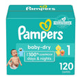 Pampers Baby Dry Diapers Size 1 Diapers 120