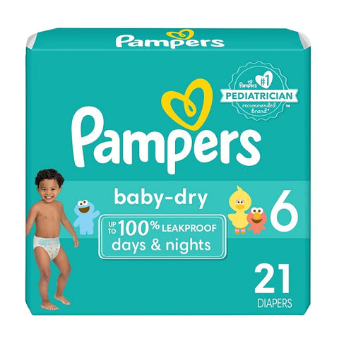 Pampers Baby Dry Diapers Size 6 21 Diapers