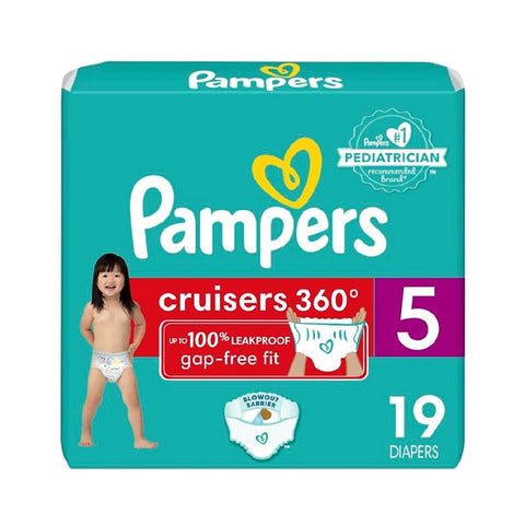 Pampers Cruisers 360 Size 5 19 Diapers