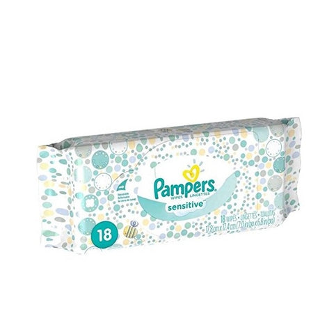 Pampers Sensitive Baby Wipes 18