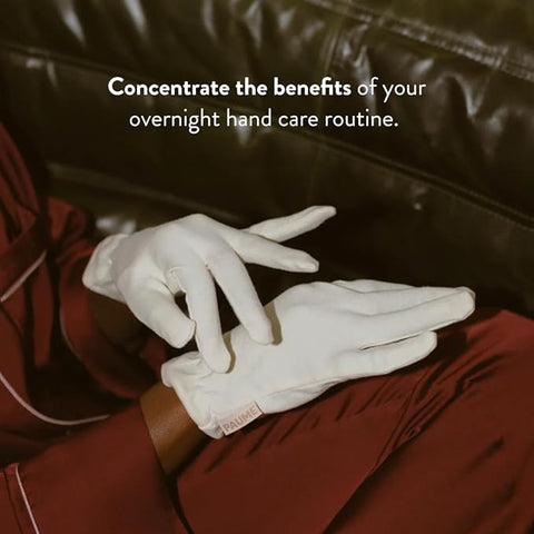 Paume 100% Cotton Overnight Hydration Gloves