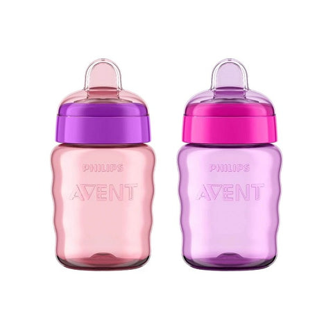 Philips Avent My Easy Sippy Cup Classic Spout 9oz 2 Pack (Various Colours) - YesWellness.com