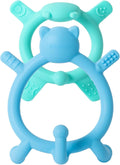 Pigeon Silicone Teether Set - Blue & Green