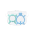 Pigeon Silicone Teether Set - Blue & Green