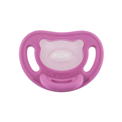 Pigeon Soft Buddy Silicone Pacifier Rose Red - L