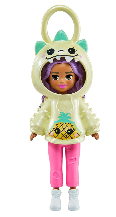 Mattel Polly Pocket Hoodie Style Buddies Mini Fashion Dolls